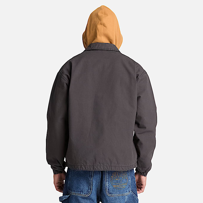 Mens Strafford Canvas Jacket TBL Vintage Black ALT8