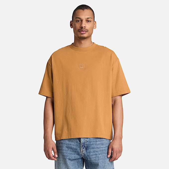Mens Shorewood Heavyweight ShortSleeve TShirt TBL Wheat ALT1
