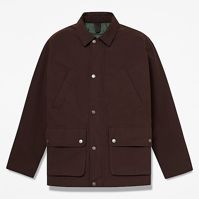 Mens Wenham Insulated Field Coat TBL Dark Brown HERO