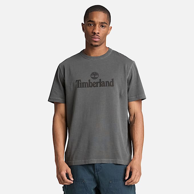 Mens South Cabot Garment Dye ShortSleeve TShirt TBL Black Wash ALT1