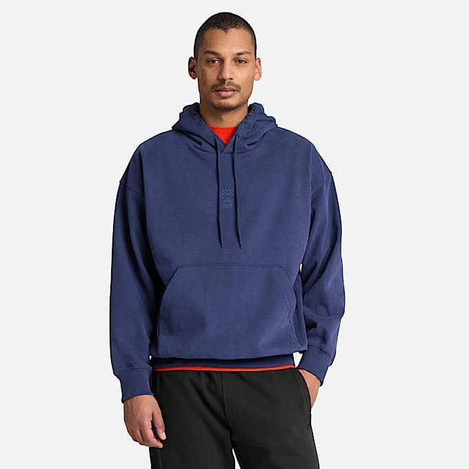 Sudadera con gorro Shorewood Heavyweight Core para Hombre TBL Azul marino oscuro ALT1