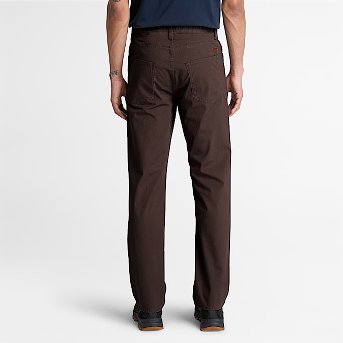 Mens Sandown Cavalry Twill Pant TBL Dark Brown ALT8