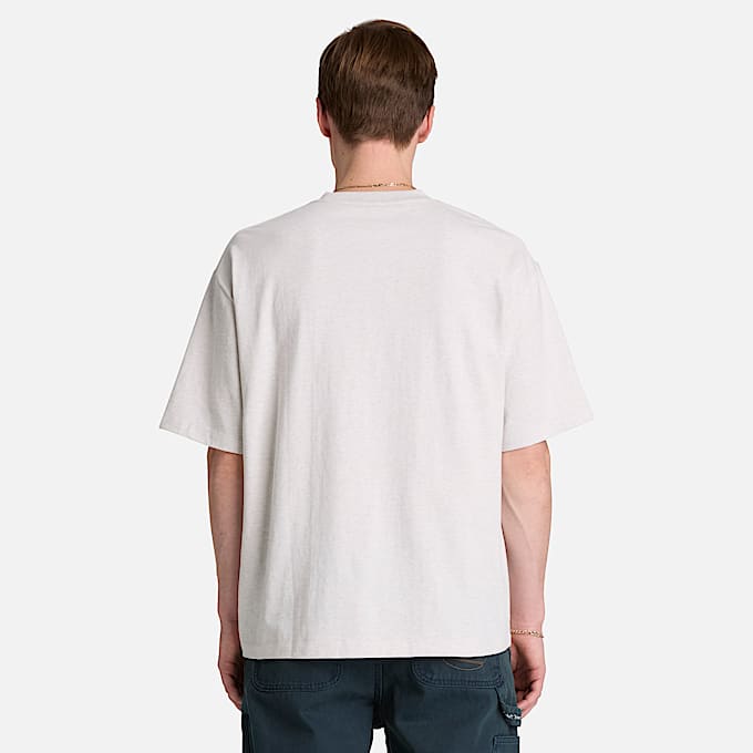 Mens Shorewood Heavyweight ShortSleeve TShirt TBL Light Oatmeal Heather ALT8