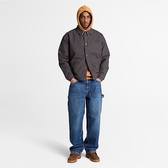 Mens Strafford Canvas Jacket TBL Vintage Black ALT2