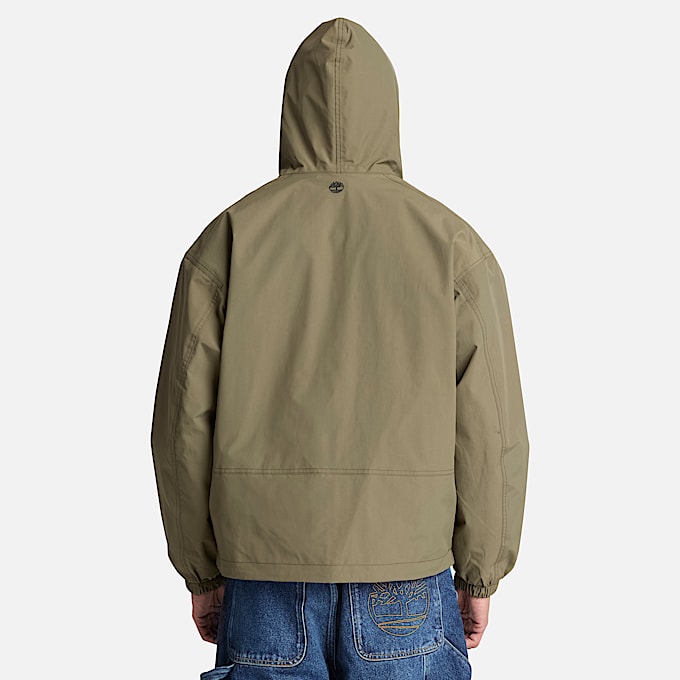 Chamarra impermeable Weatherline para Hombre TBL Oliva oscuro ALT8