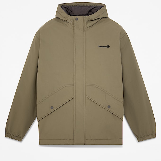 Mens Weatherline Waterproof Insulated Jacket TBL Dark Olive HERO