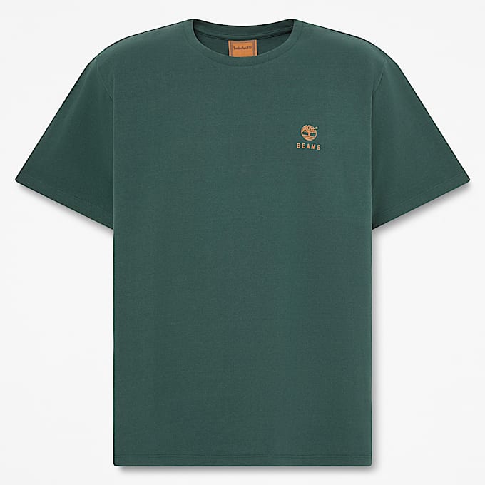Timberland x BEAMS Cotton Print TShirt TBL Green Gables HERO