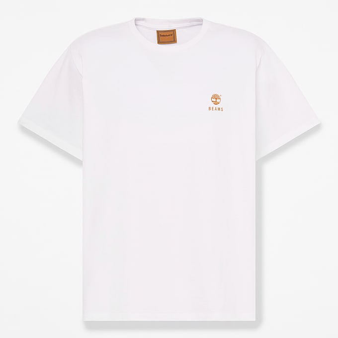 Timberland x BEAMS Cotton Print TShirt TBL White HERO