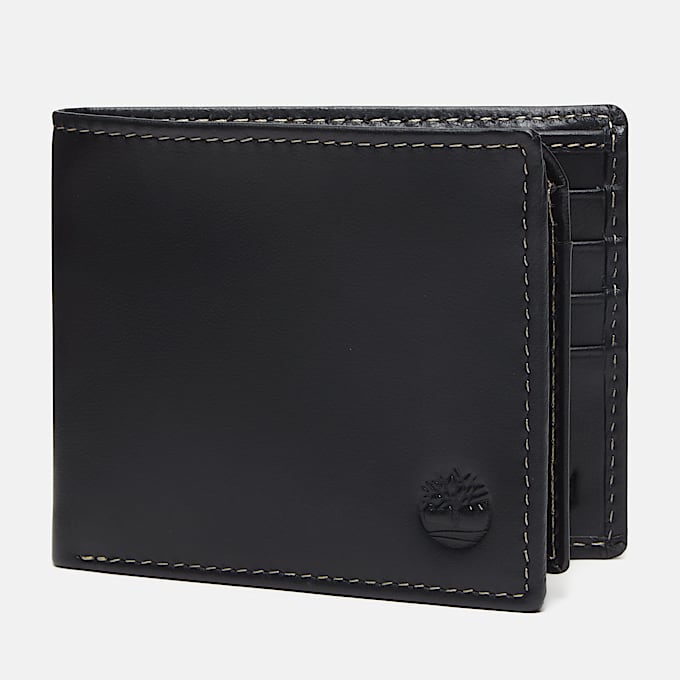 Mens Smooth Leather Wallet TBL Black HERO