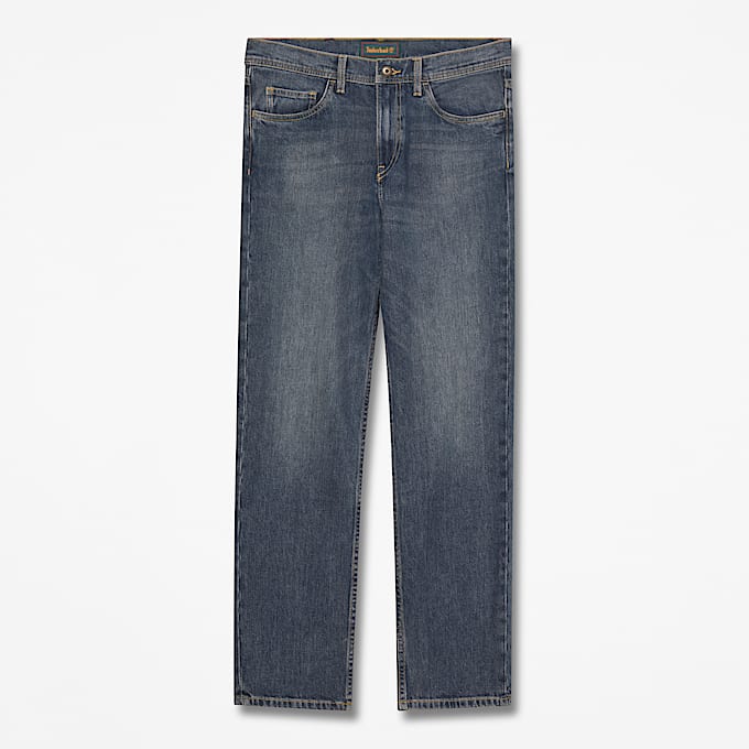 Mens Straight Denim Pant TBL Indigo Breeze Wash HERO