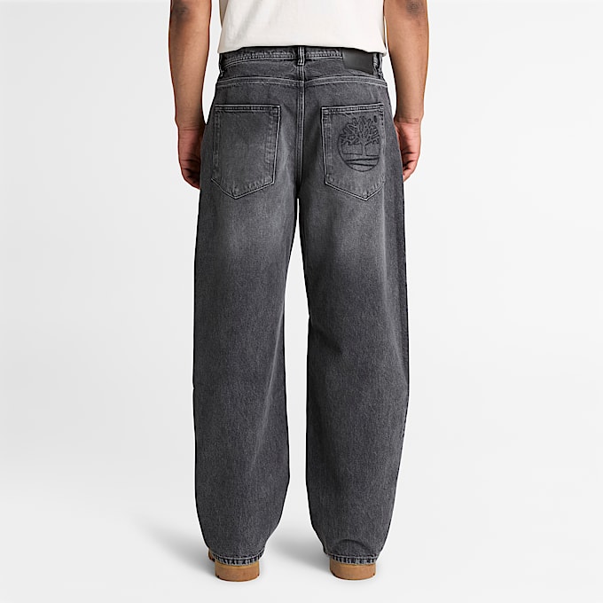 Mens Baggy Denim Pant TBL Black Forest Wash ALT8