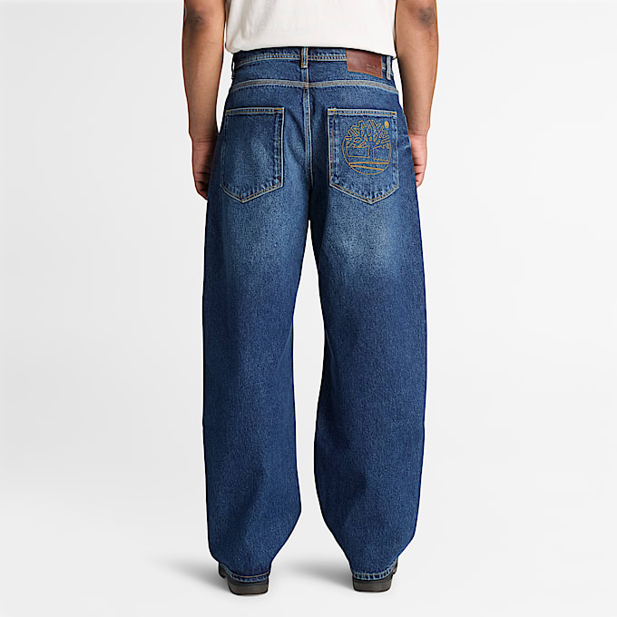 Mens Baggy Denim Pant TBL Midnight Sky Wash ALT8