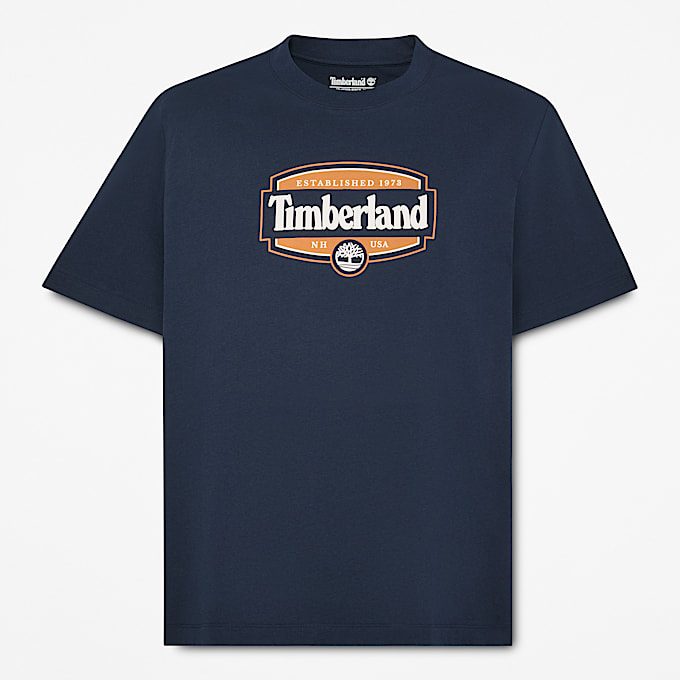 Mens Heritage Seal ShortSleeve TShirt TBL Dark Sapphire HERO
