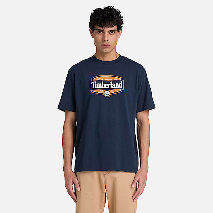 Mens Heritage Seal ShortSleeve TShirt TBL Dark Sapphire ALT1