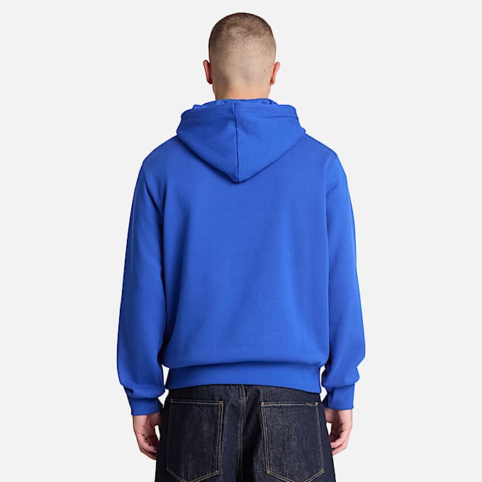 Mens Silicon Badge Hoodie TBL Cobalt Blue ALT8