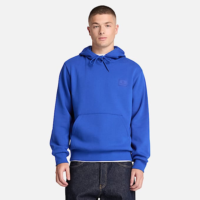 Mens Silicon Badge Hoodie TBL Cobalt Blue ALT1