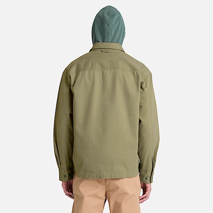 Mens Utility Overshirt TBL Deep Lichen Green ALT8