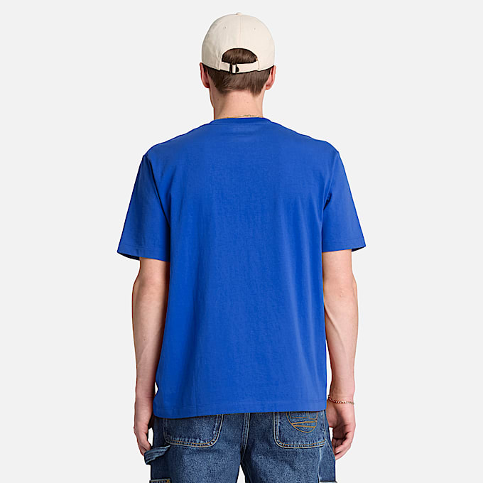 Mens Established 1973 Embroidered ShortSleeve TShirt TBL Cobalt Blue ALT8
