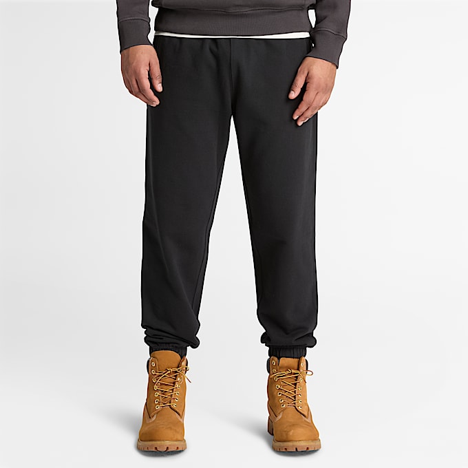 Mens Exeter River Tree Logo Sweatpant TBL Black ALT1