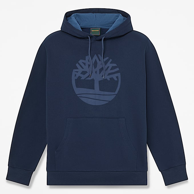 Mens Northwood Tree Logo Hoodie TBL Dark Sapphire HERO