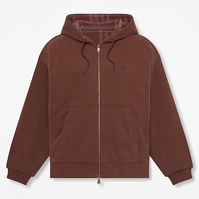Mens Reversible Hoodie TBL Chicory Coffee Brown HERO