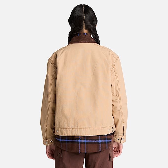 Chamarra de lona lavada Strafford 20 para Mujer TBL Marrn tierra ALT8