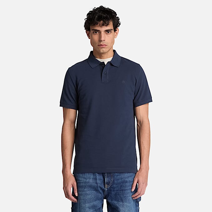 Mens Oyster River Regular ShortSleeve Polo TBL Dark Sapphire ALT1