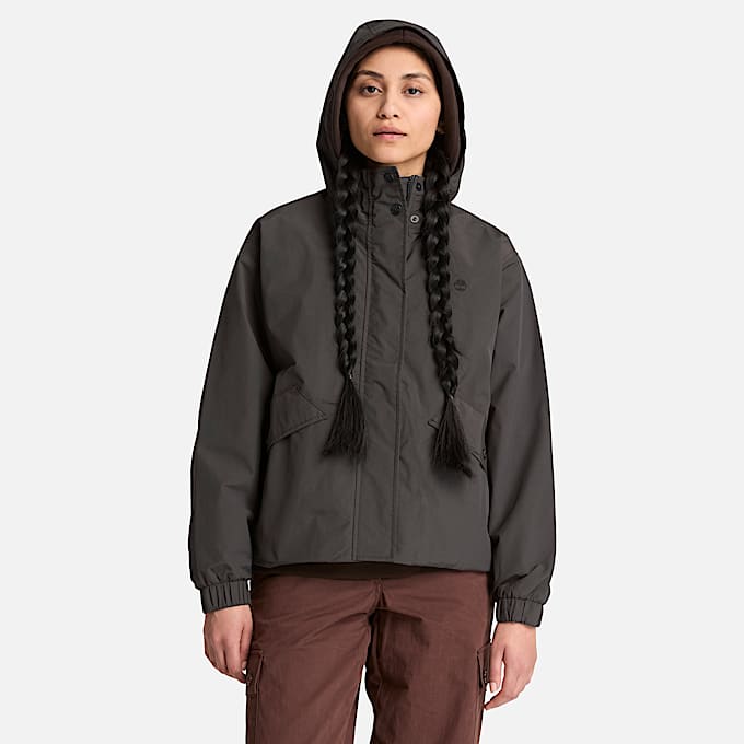 Womens Waterproof Shell Jacket TBL Vintage Black ALT1