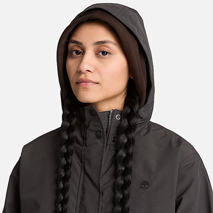 Womens Waterproof Shell Jacket TBL Vintage Black ALT3