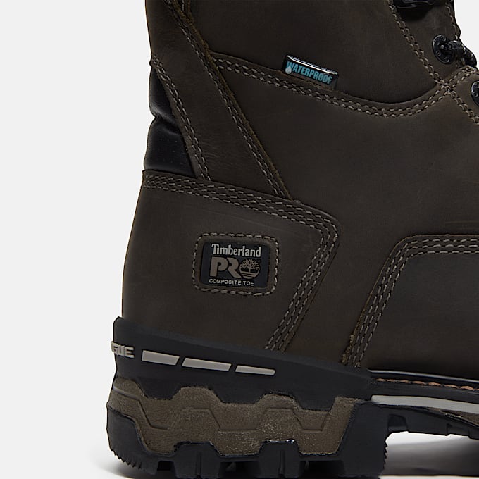 Mens Boondock CSA 8 CompositeToe Waterproof Insulated Work Boot TBL Dark Grey ALT7