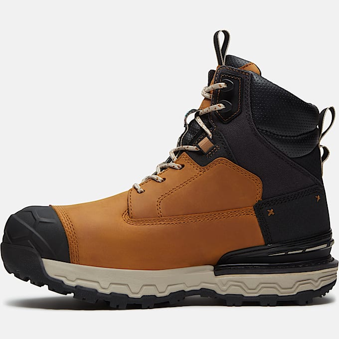 Mens Boondock Ultralight CSA 6 CompositeToe Waterproof Work Boot TBL Wheat FullGrainBlack ALT6