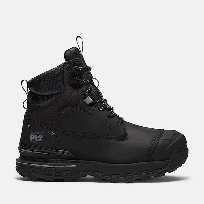 Mens Boondock Ultralight 6 CompositeToe Waterproof Work Boot TBL Black FullGrain HERO