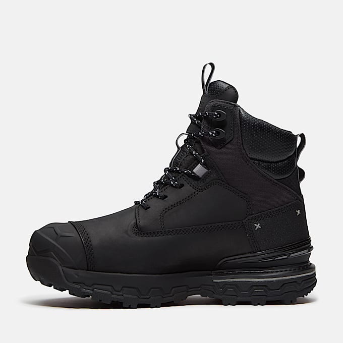 Mens Boondock Ultralight 6 CompositeToe Waterproof Work Boot TBL Black FullGrain ALT6