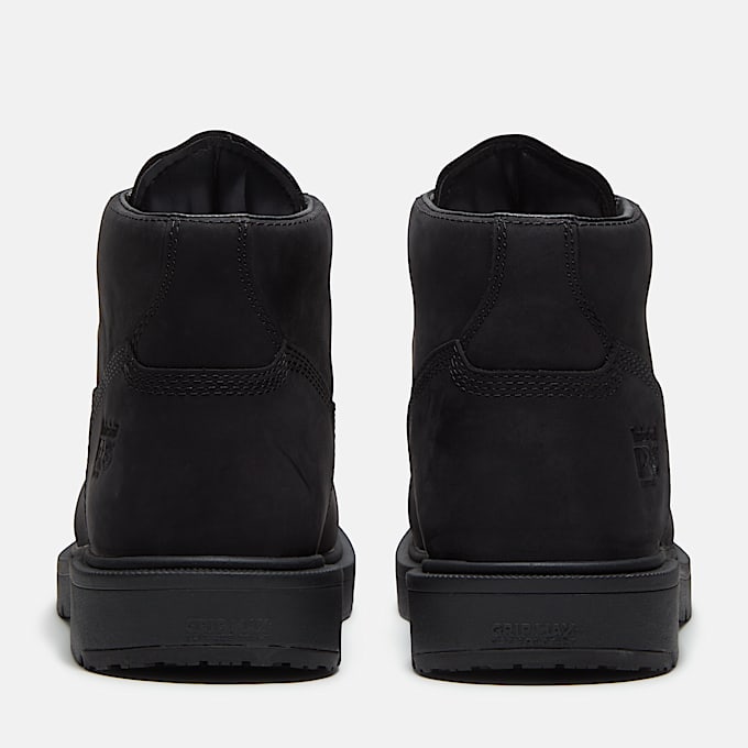 Mens Power Shift SlipResistant Chukka Boot TBL Black FullGrain ALT5
