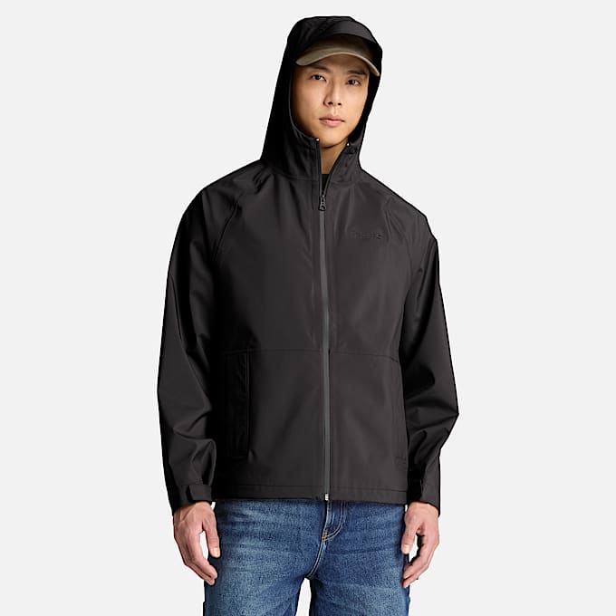 Mens Waterproof 3L Shell Jacket TBL Black ALT1