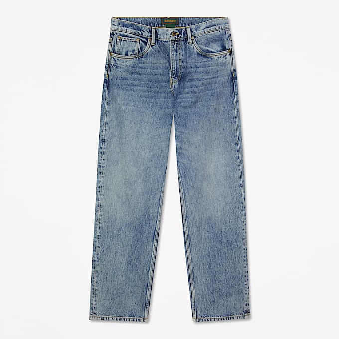 Mens Relaxed Denim Pant TBL Glacier Tint Wash HERO