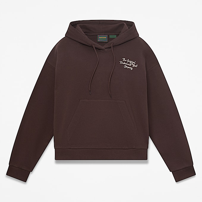 Womens Elevated Hoodie TBL Dark Brown HERO