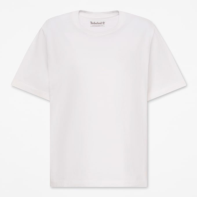 Playera manga corta Crafted Crew para Mujer TBL Blanco HERO