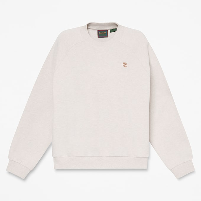 Womens Crafted Crew Sweatshirt TBL Light Oatmeal Heather HERO