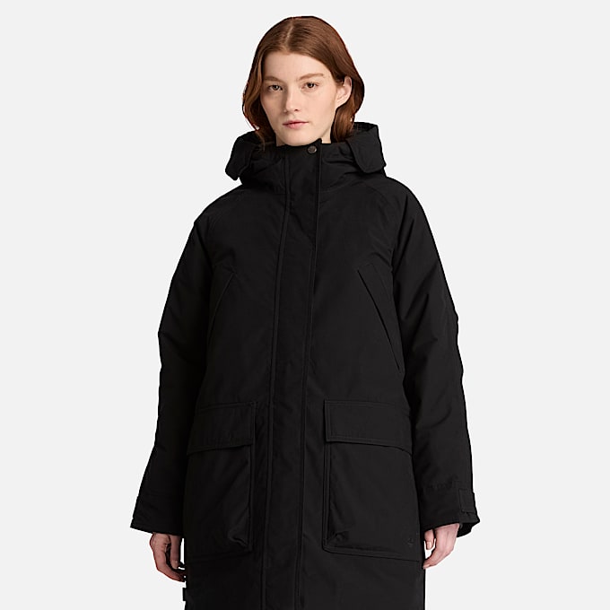 Womens Waterproof Insulated Winter Parka TBL Black ALT1
