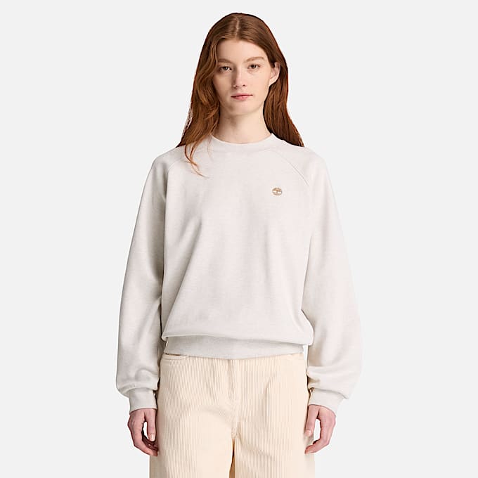 Womens Crafted Crew Sweatshirt TBL Light Oatmeal Heather ALT1