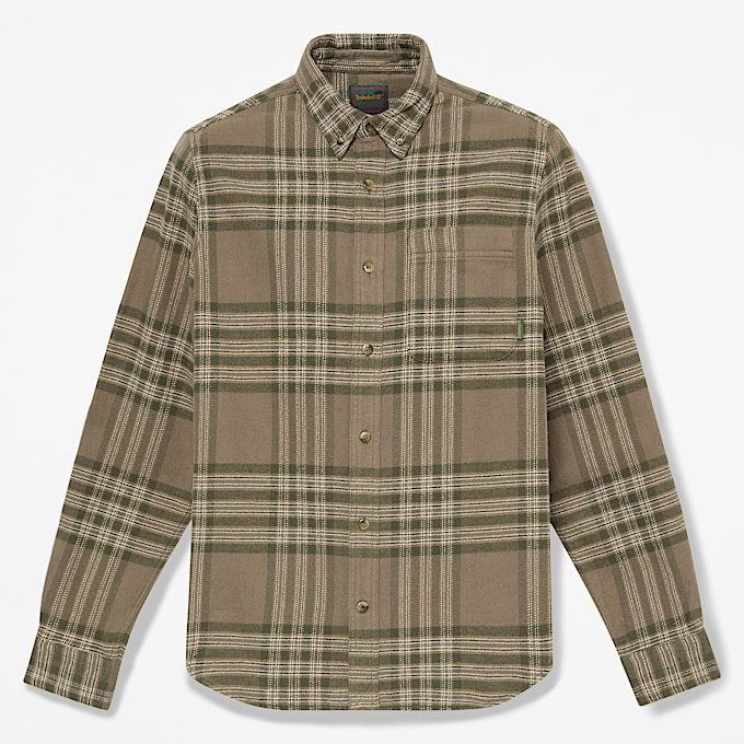 Indigo Check Regular Shirt TBL Dark Olive HERO