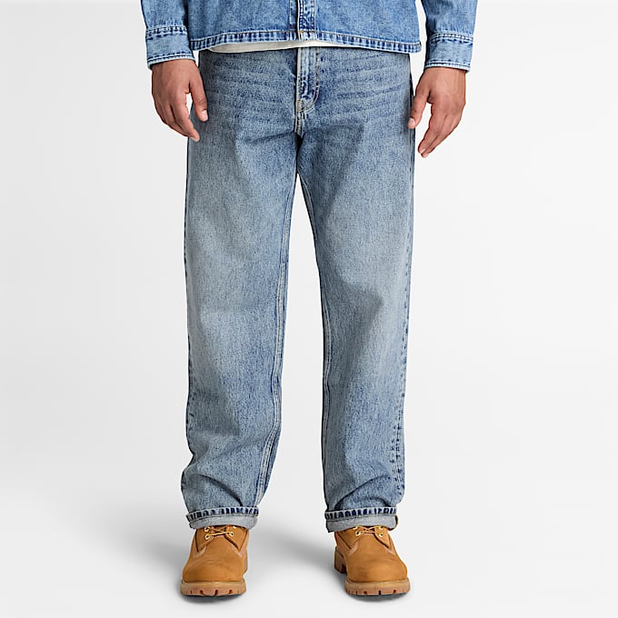 Mens Relaxed Denim Pant TBL Glacier Tint Wash ALT1