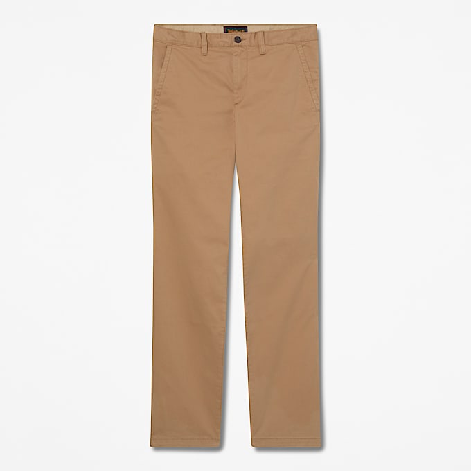Mens Topsfield Straight Twill Chino Pant TBL Earth Brown HERO