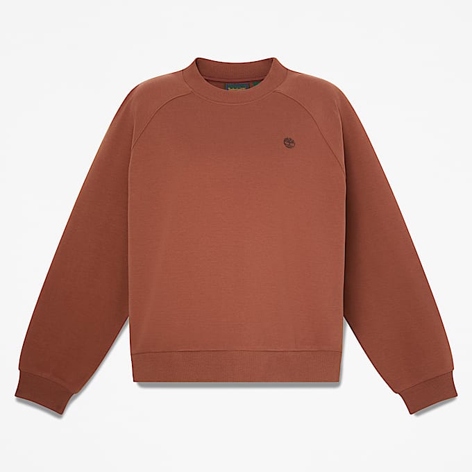 Sudadera de cuello redondo Crafted para mujer TBL Marrn HERO