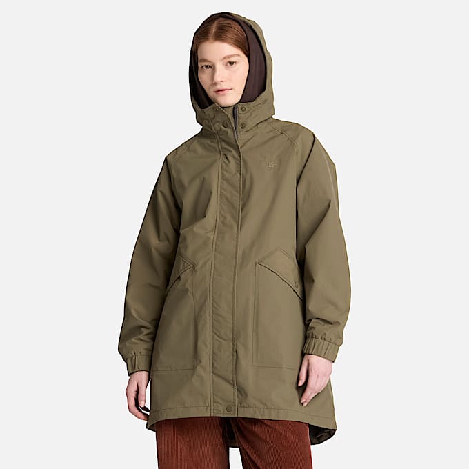 Womens Waterproof Parka TBL Dark Olive ALT1