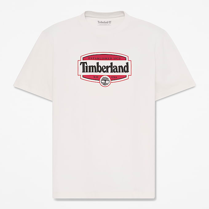 Mens Heritage Seal ShortSleeve TShirt TBL Vintage White HERO