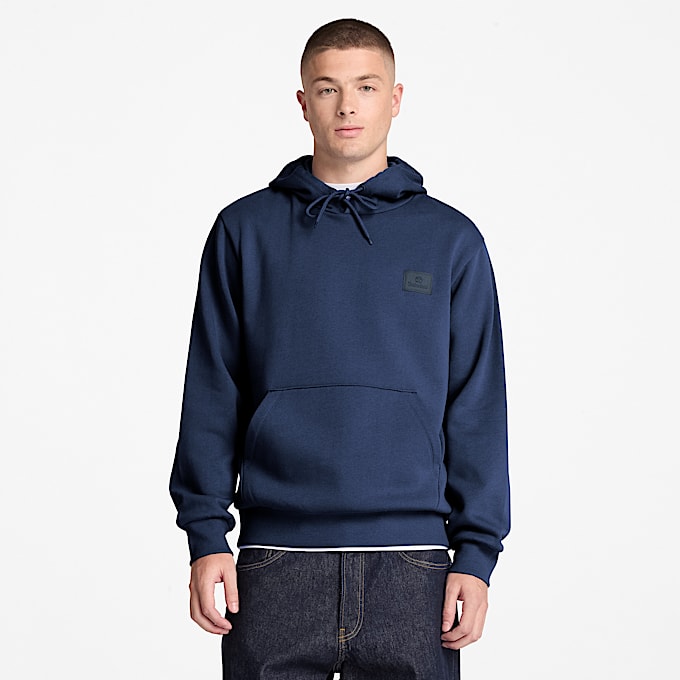 Mens Silicon Badge Hoodie TBL Dark Navy ALT1