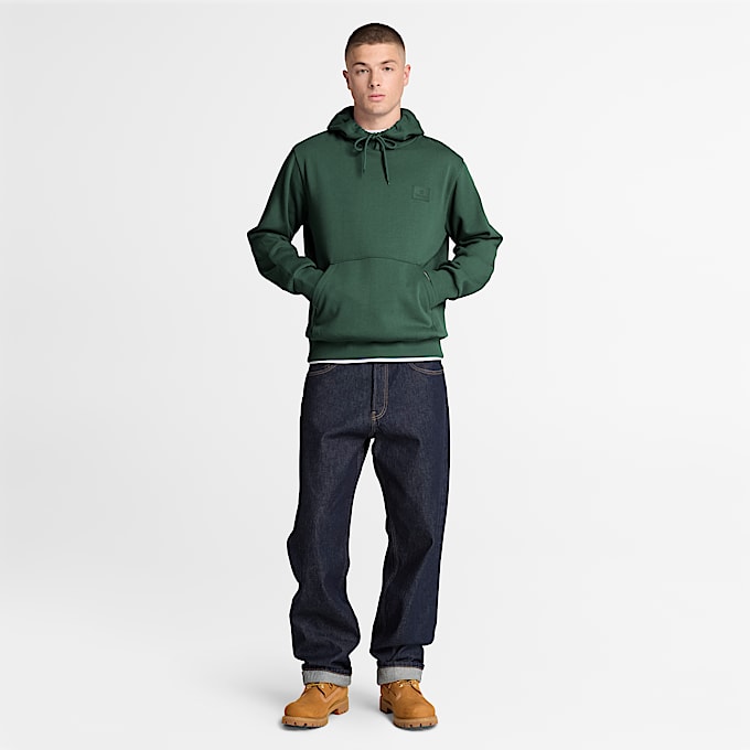 Mens Silicon Badge Hoodie TBL Sycamore ALT2