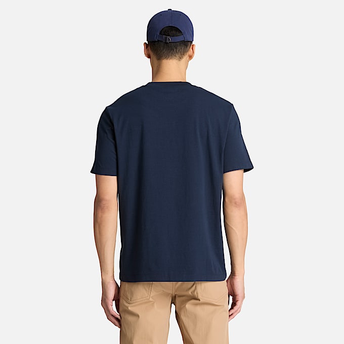 Mens Tree Graphic TShirt TBL Dark Sapphire ALT8